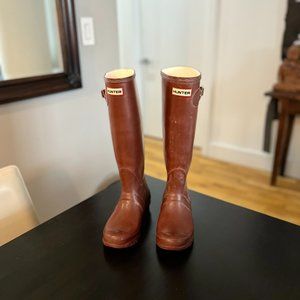 Tall Hunter Rainboots - Size 6 (read the description)